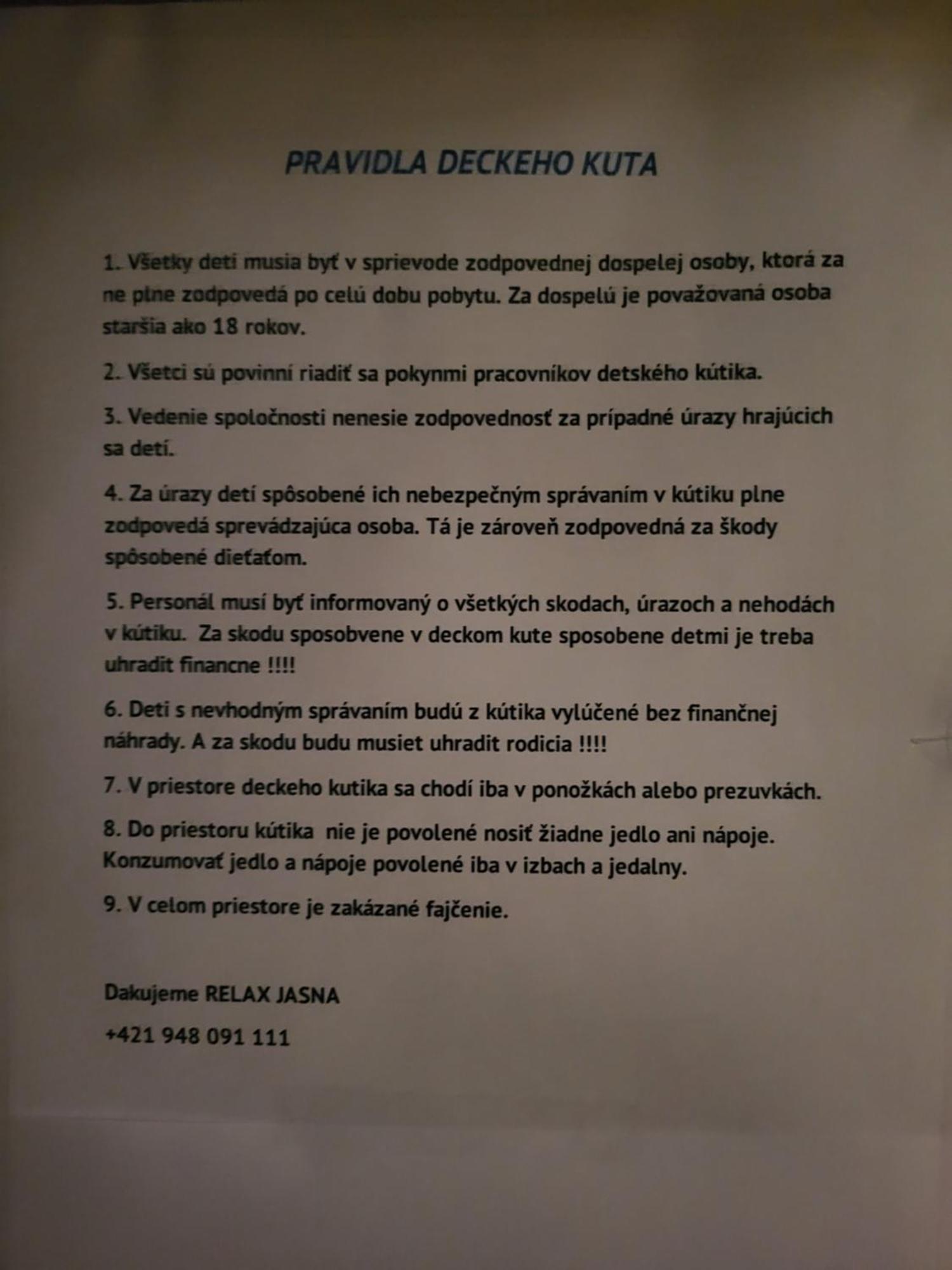 Relax Jasna Lejlighed Liptovský Mikuláš Eksteriør billede